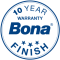 10 year warranty Bona Finish